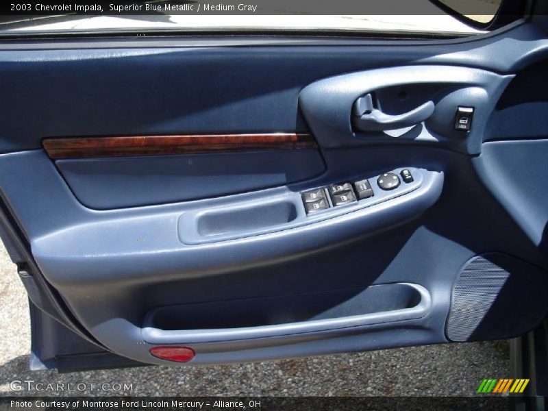 Superior Blue Metallic / Medium Gray 2003 Chevrolet Impala