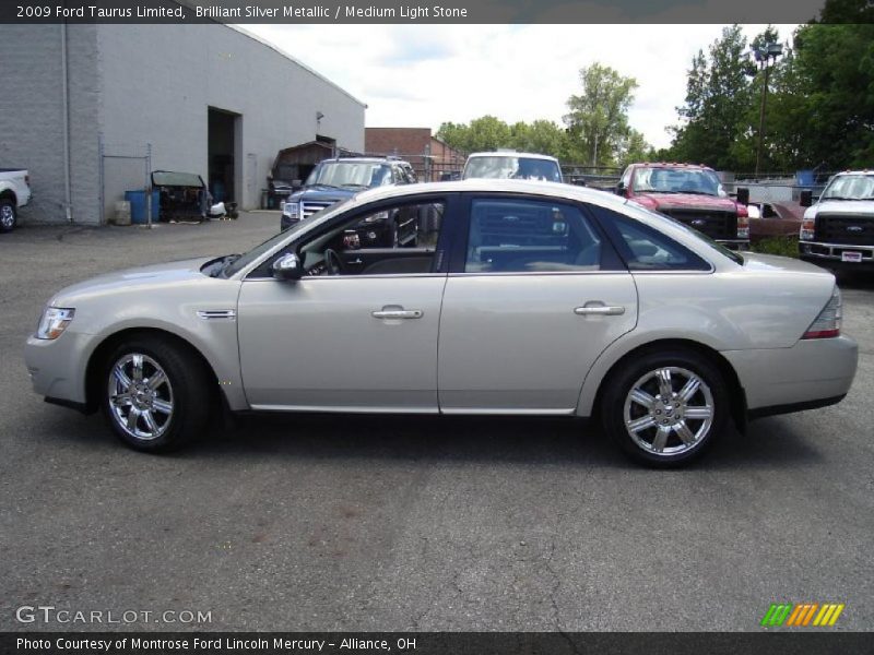 Brilliant Silver Metallic / Medium Light Stone 2009 Ford Taurus Limited