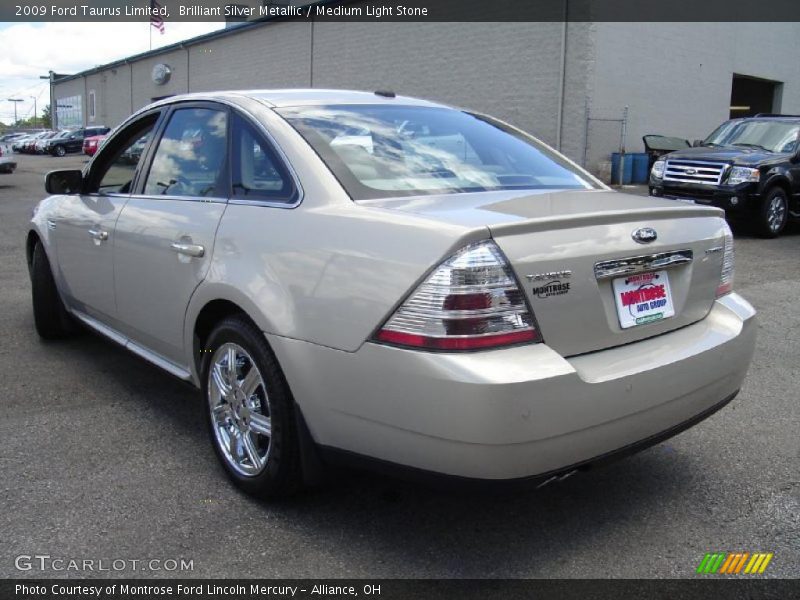 Brilliant Silver Metallic / Medium Light Stone 2009 Ford Taurus Limited