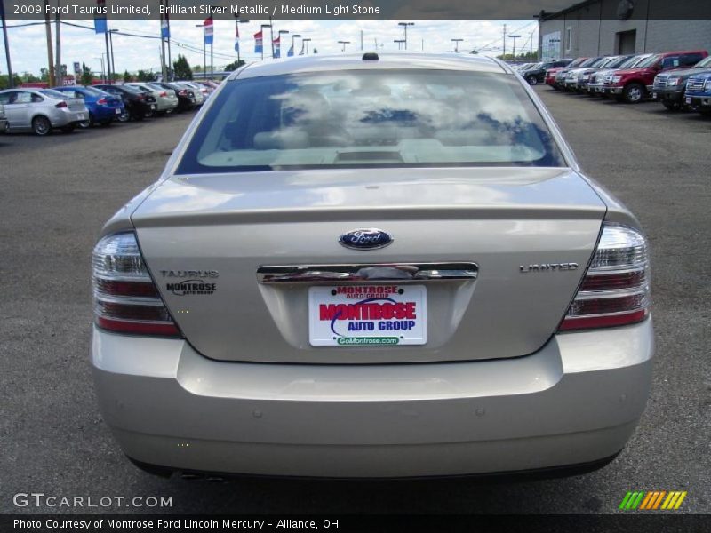 Brilliant Silver Metallic / Medium Light Stone 2009 Ford Taurus Limited