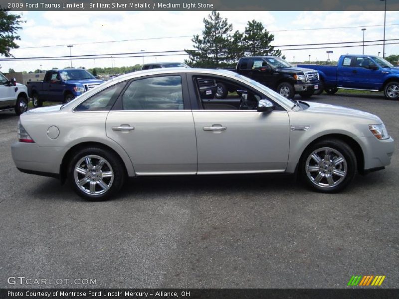 Brilliant Silver Metallic / Medium Light Stone 2009 Ford Taurus Limited