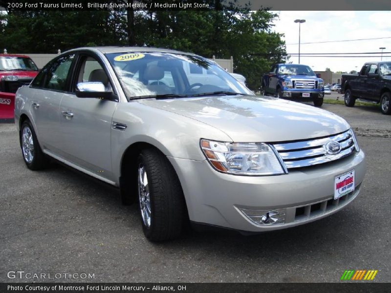 Brilliant Silver Metallic / Medium Light Stone 2009 Ford Taurus Limited