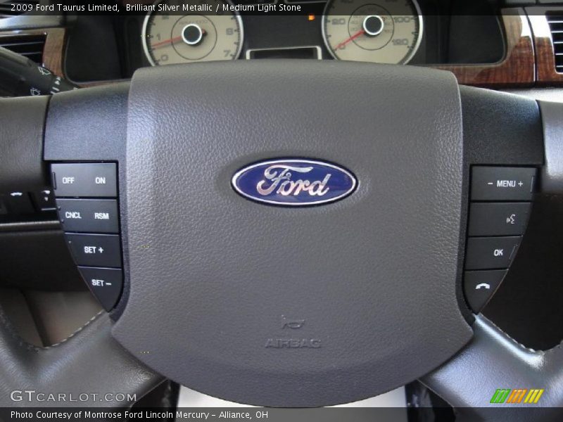 Brilliant Silver Metallic / Medium Light Stone 2009 Ford Taurus Limited