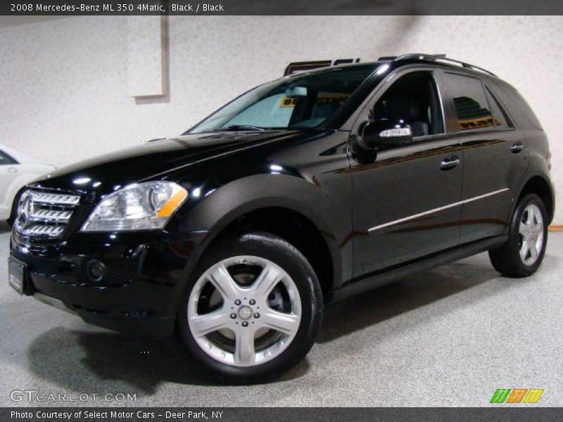 Black / Black 2008 Mercedes-Benz ML 350 4Matic