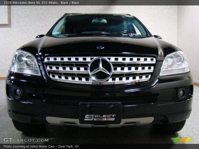 Black / Black 2008 Mercedes-Benz ML 350 4Matic