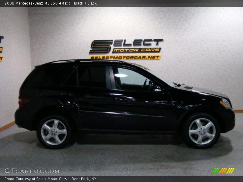 Black / Black 2008 Mercedes-Benz ML 350 4Matic