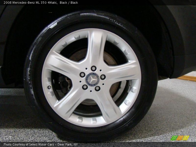 Black / Black 2008 Mercedes-Benz ML 350 4Matic