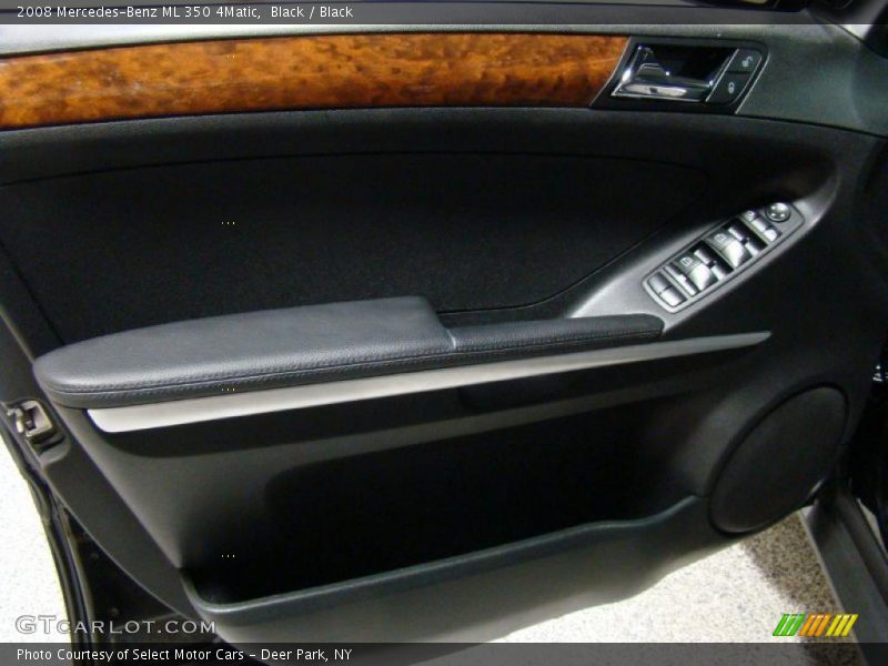 Black / Black 2008 Mercedes-Benz ML 350 4Matic