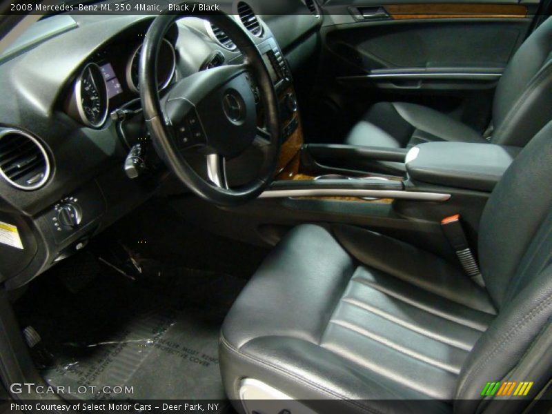 Black / Black 2008 Mercedes-Benz ML 350 4Matic