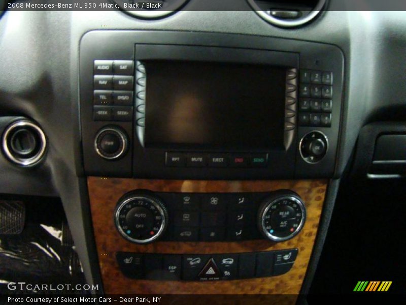Black / Black 2008 Mercedes-Benz ML 350 4Matic