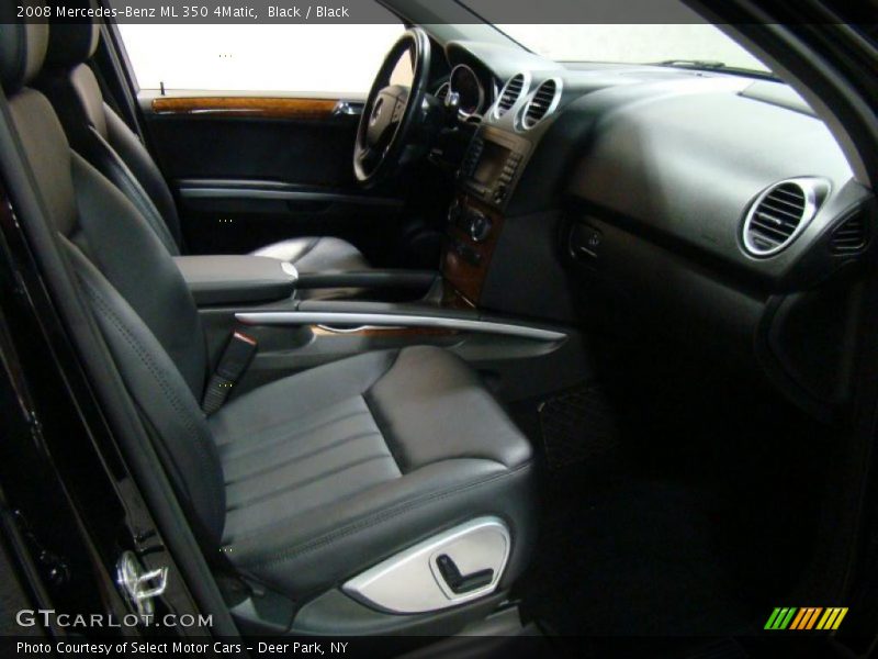 Black / Black 2008 Mercedes-Benz ML 350 4Matic