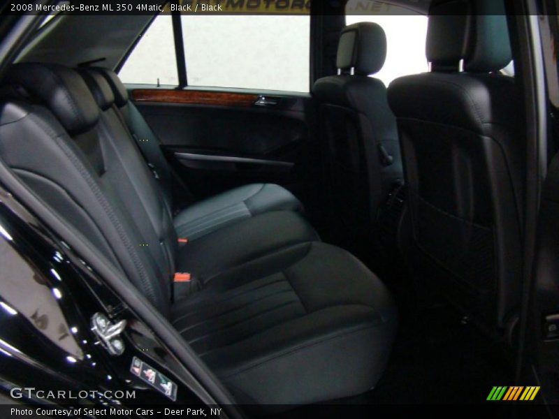 Black / Black 2008 Mercedes-Benz ML 350 4Matic