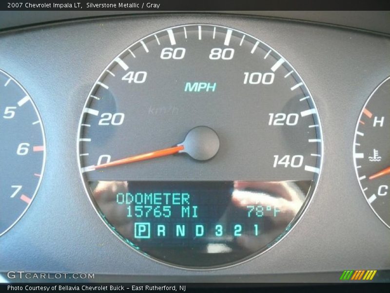 Silverstone Metallic / Gray 2007 Chevrolet Impala LT
