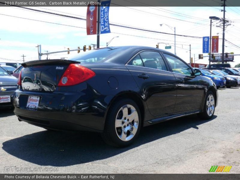 Carbon Black Metallic / Ebony 2010 Pontiac G6 Sedan