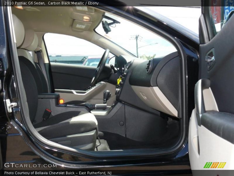 Carbon Black Metallic / Ebony 2010 Pontiac G6 Sedan