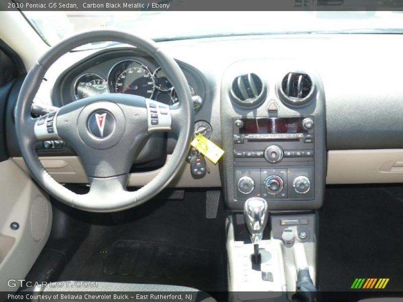 Carbon Black Metallic / Ebony 2010 Pontiac G6 Sedan