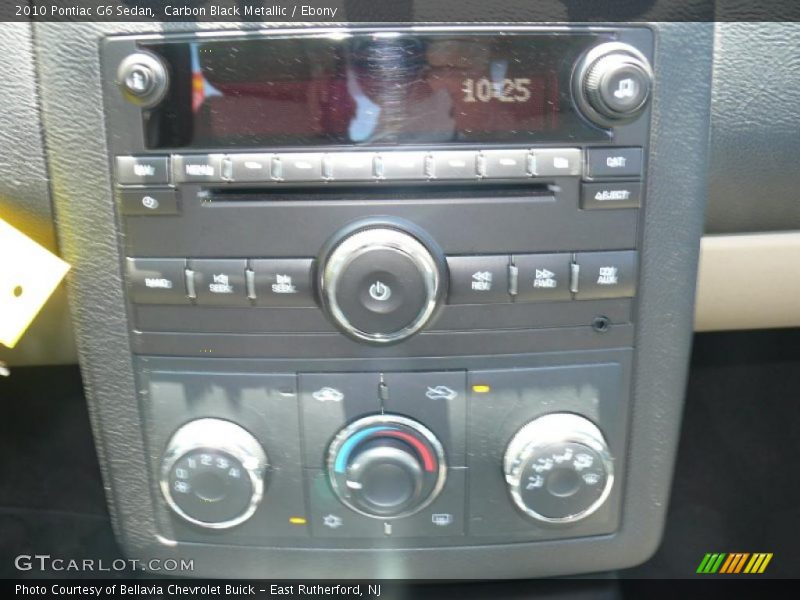 Carbon Black Metallic / Ebony 2010 Pontiac G6 Sedan
