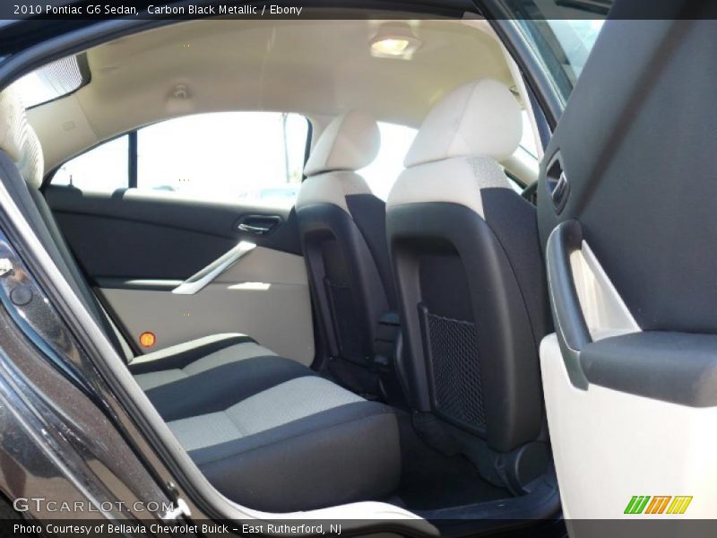 Carbon Black Metallic / Ebony 2010 Pontiac G6 Sedan