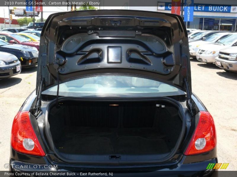 Carbon Black Metallic / Ebony 2010 Pontiac G6 Sedan