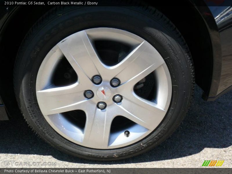 Carbon Black Metallic / Ebony 2010 Pontiac G6 Sedan
