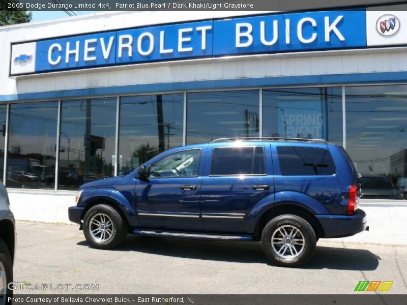 Patriot Blue Pearl / Dark Khaki/Light Graystone 2005 Dodge Durango Limited 4x4