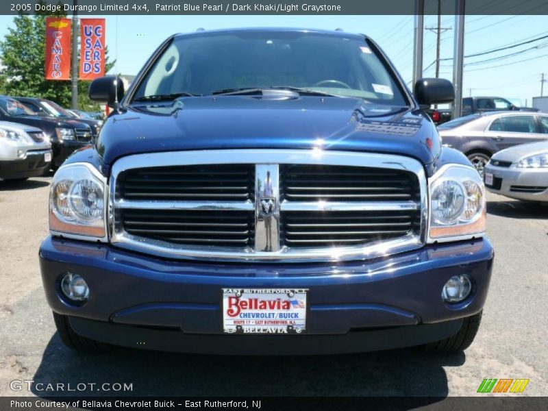 Patriot Blue Pearl / Dark Khaki/Light Graystone 2005 Dodge Durango Limited 4x4