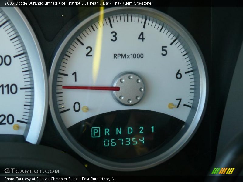 Patriot Blue Pearl / Dark Khaki/Light Graystone 2005 Dodge Durango Limited 4x4