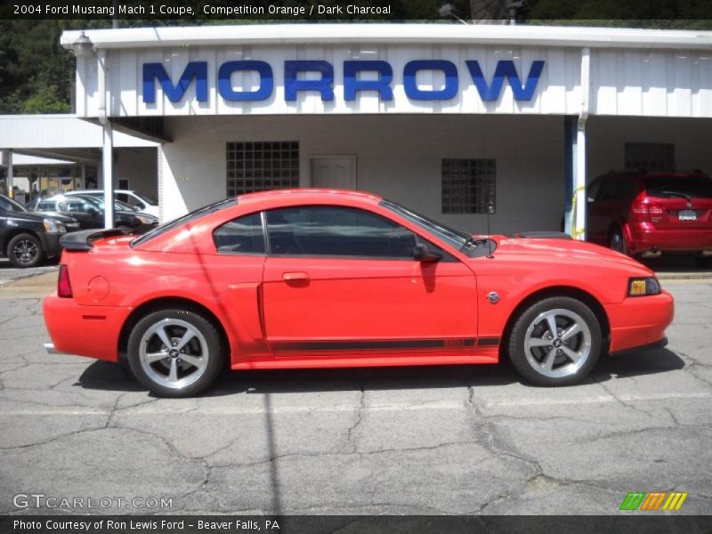 Competition Orange / Dark Charcoal 2004 Ford Mustang Mach 1 Coupe