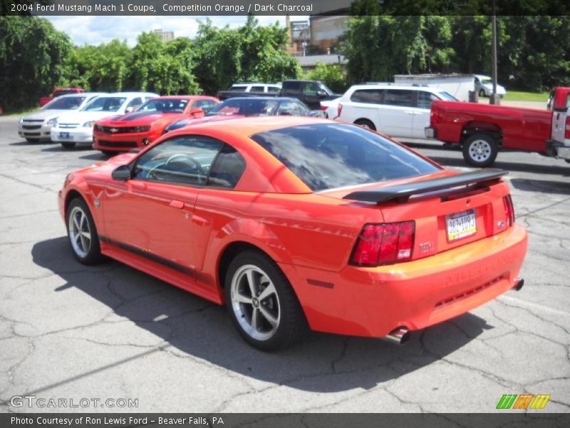 Competition Orange / Dark Charcoal 2004 Ford Mustang Mach 1 Coupe