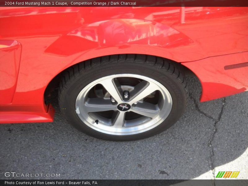 Competition Orange / Dark Charcoal 2004 Ford Mustang Mach 1 Coupe