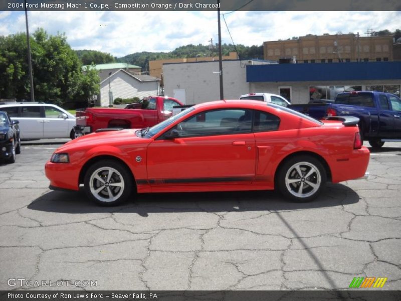 Competition Orange / Dark Charcoal 2004 Ford Mustang Mach 1 Coupe