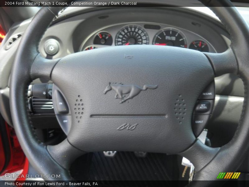 Competition Orange / Dark Charcoal 2004 Ford Mustang Mach 1 Coupe