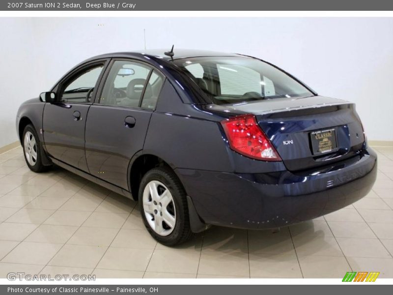 Deep Blue / Gray 2007 Saturn ION 2 Sedan