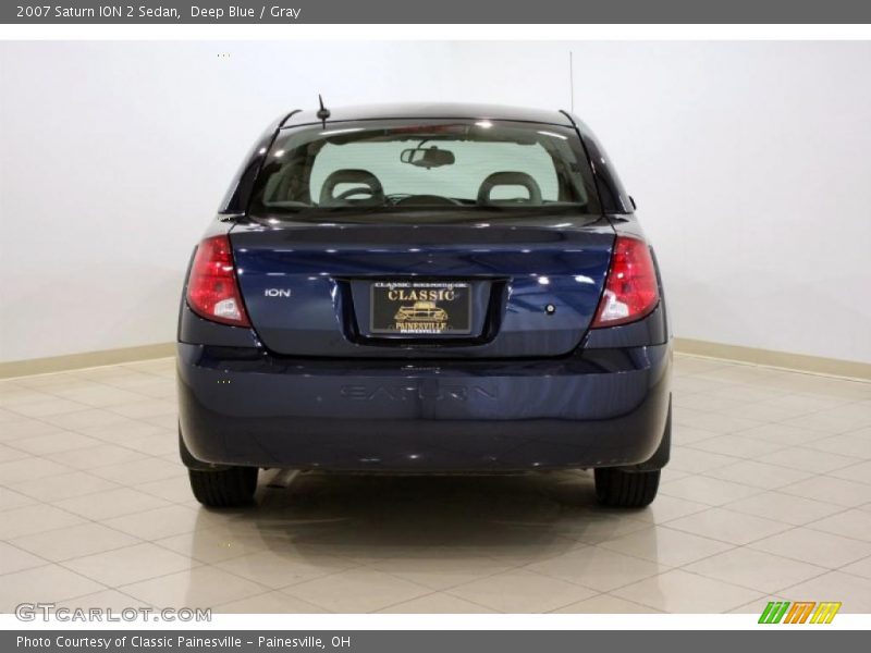 Deep Blue / Gray 2007 Saturn ION 2 Sedan