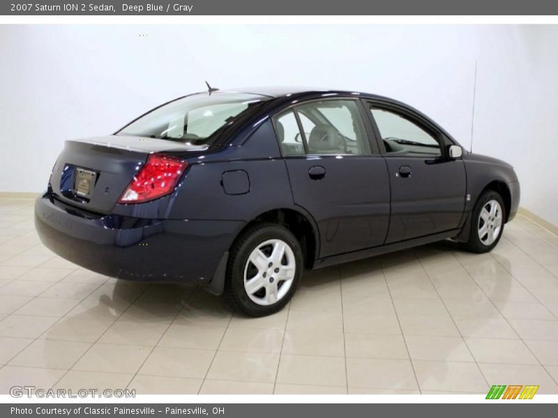 Deep Blue / Gray 2007 Saturn ION 2 Sedan