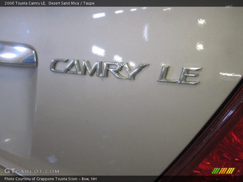 Desert Sand Mica / Taupe 2006 Toyota Camry LE