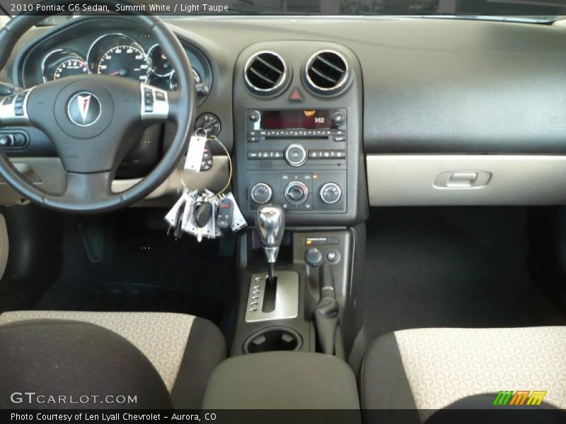 Summit White / Light Taupe 2010 Pontiac G6 Sedan