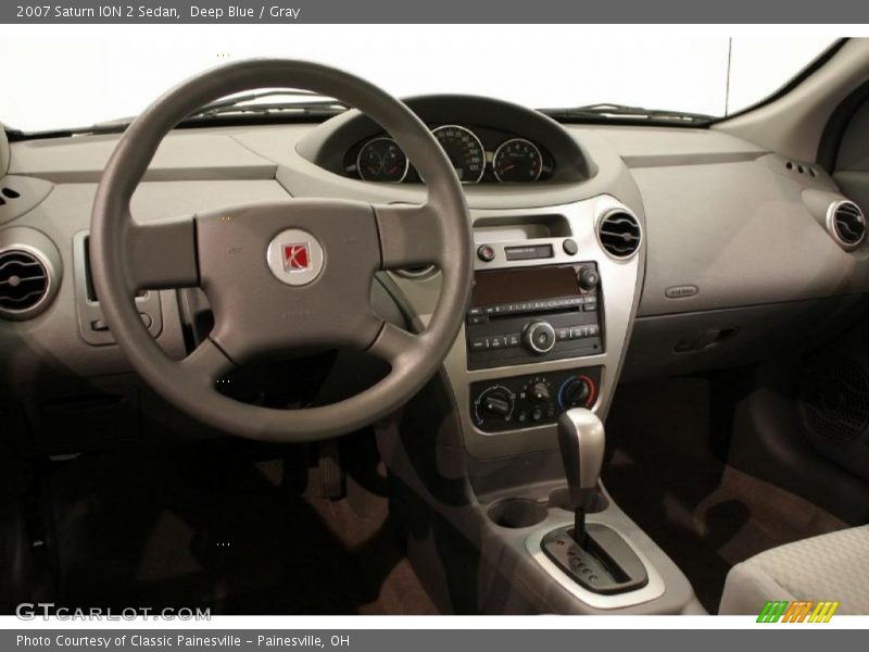 Deep Blue / Gray 2007 Saturn ION 2 Sedan