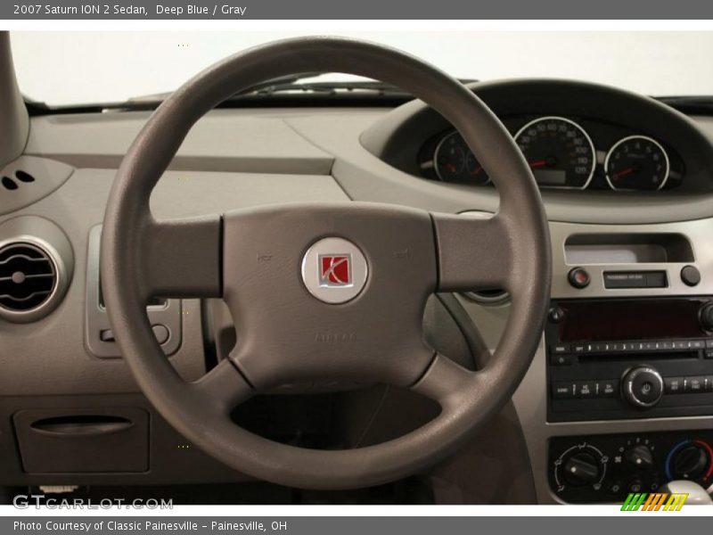 Deep Blue / Gray 2007 Saturn ION 2 Sedan