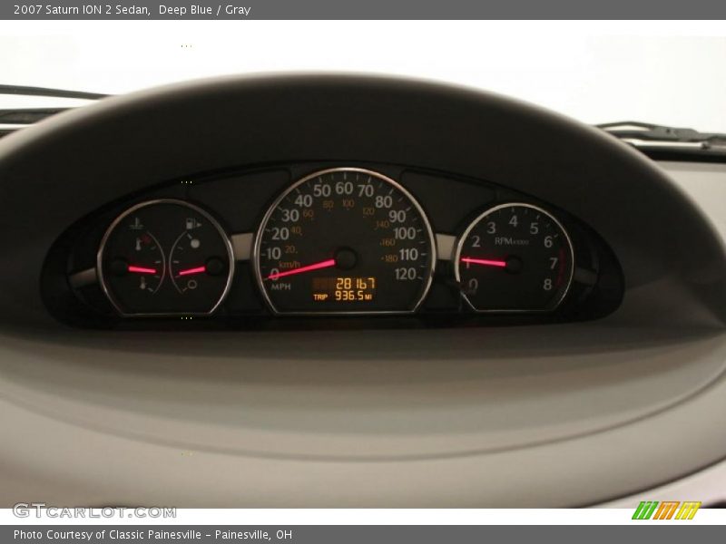 Deep Blue / Gray 2007 Saturn ION 2 Sedan