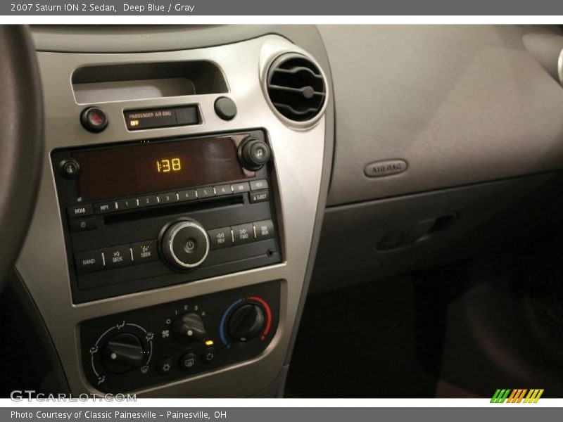 Deep Blue / Gray 2007 Saturn ION 2 Sedan