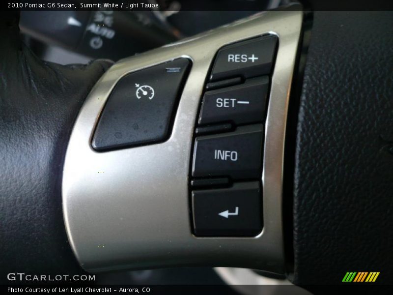 Summit White / Light Taupe 2010 Pontiac G6 Sedan
