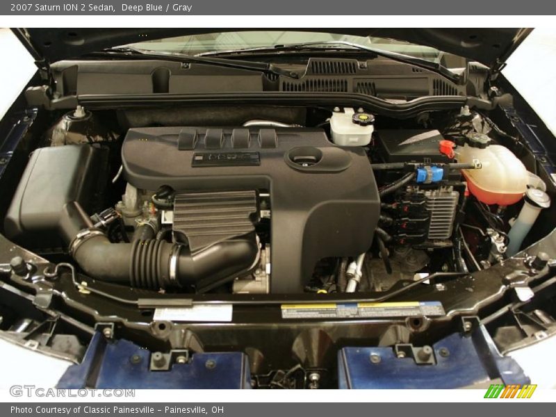 Deep Blue / Gray 2007 Saturn ION 2 Sedan