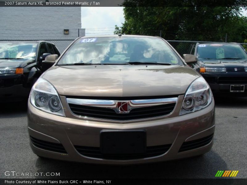Bronzed Pewter Metallic / Tan 2007 Saturn Aura XE