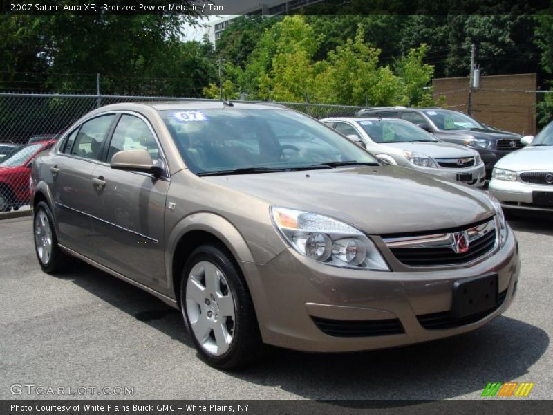 Bronzed Pewter Metallic / Tan 2007 Saturn Aura XE