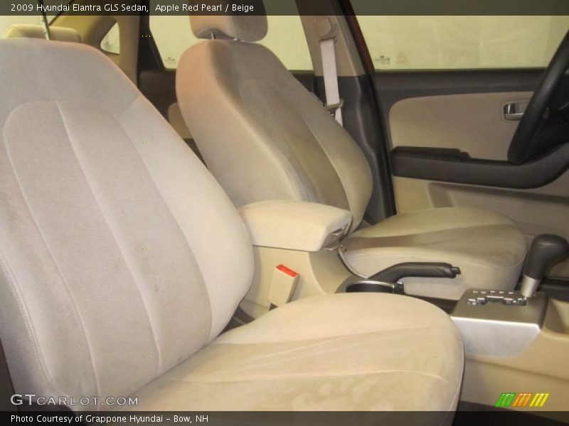 Apple Red Pearl / Beige 2009 Hyundai Elantra GLS Sedan