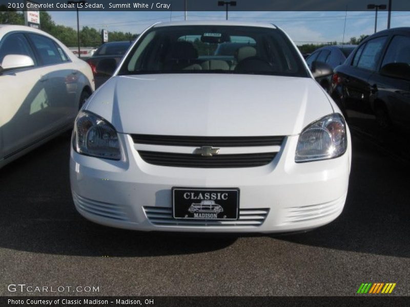 Summit White / Gray 2010 Chevrolet Cobalt LS Sedan