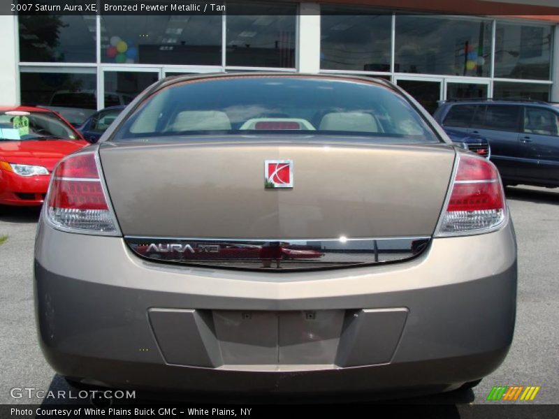 Bronzed Pewter Metallic / Tan 2007 Saturn Aura XE