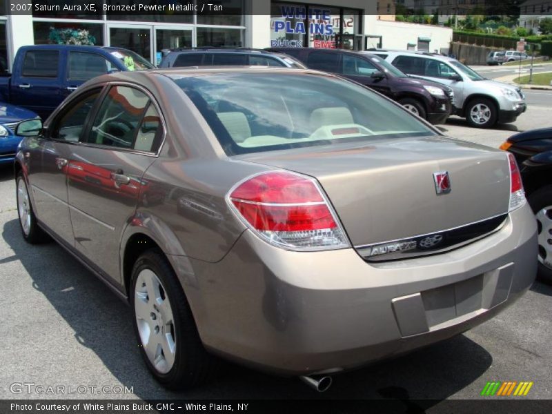 Bronzed Pewter Metallic / Tan 2007 Saturn Aura XE