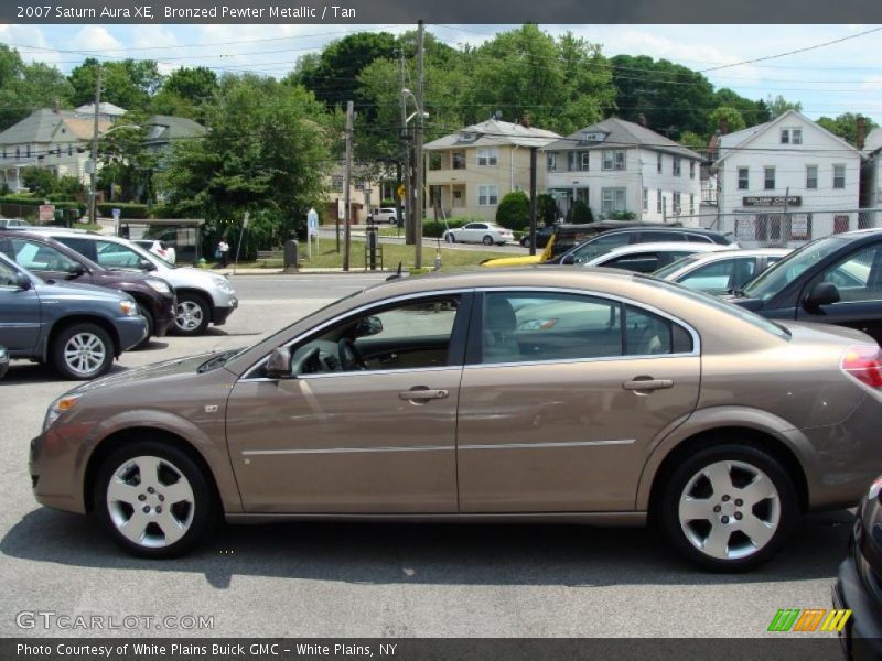 Bronzed Pewter Metallic / Tan 2007 Saturn Aura XE